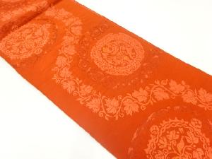 花唐草模様織出し名古屋帯